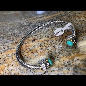 Silver tone bracelet